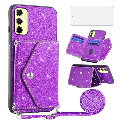 Coque Samsung A35 Asuwish GLTSJB Violet : protection arrière en silicone ajustée