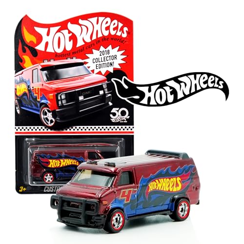 Image of Hot Wheels Collector Edition | Premium Die-Cast Metal Car for Kids & Collectors | Rare One-Time Release Model for Boys | No Restock Limited Edition (Custom GMC Panel Van (2018))