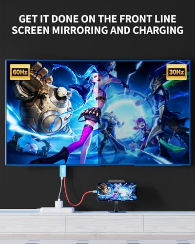 Switch 2 TV Dock Docking Station for Nintendo Switch 2,Portable 2025 New Models Adapter Support 4K/60HZ TV Dock Mode, (Blue and Red)
