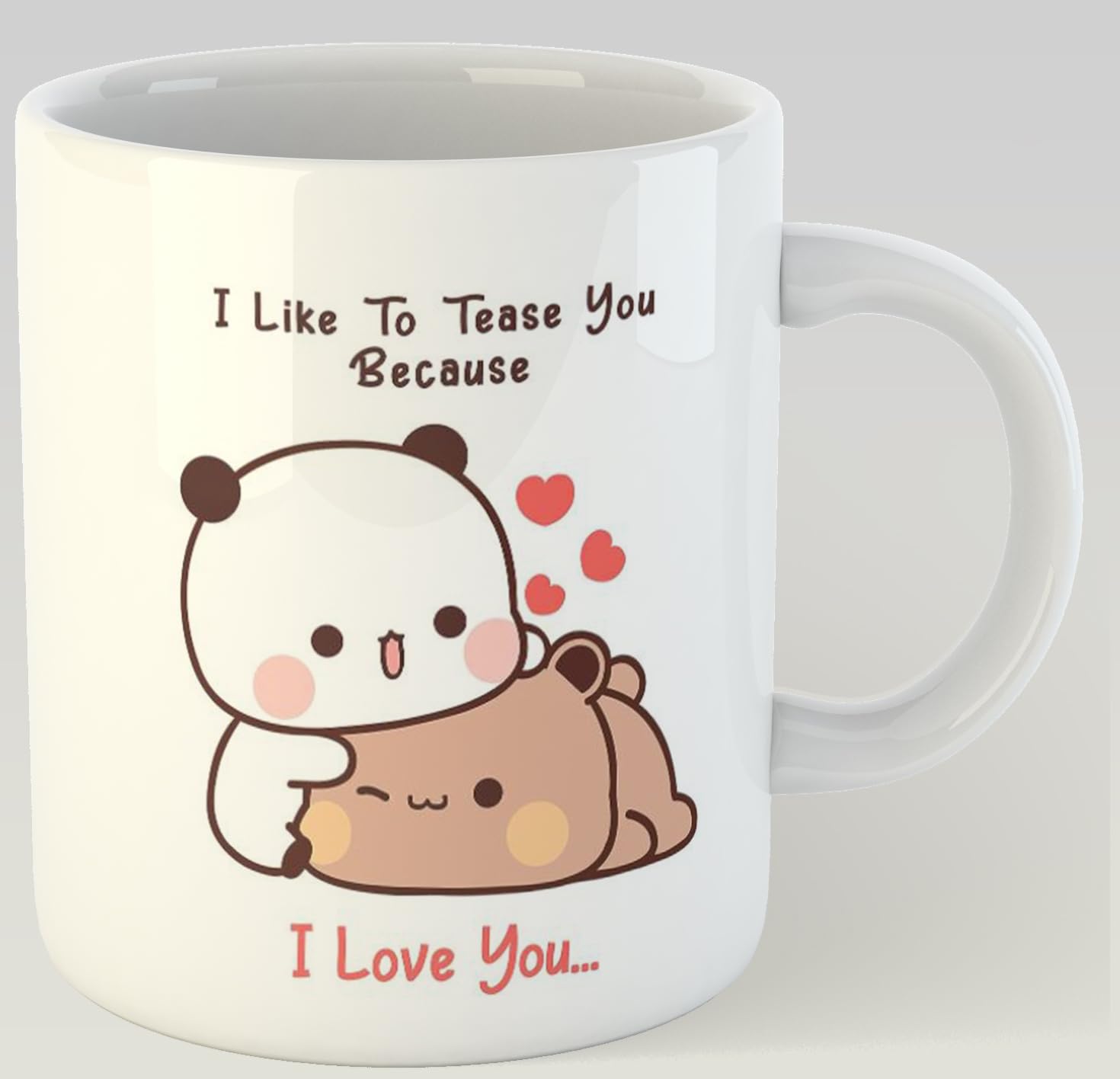 Printastic Couples Emotion i Like to Tease You beacause i Love You Printed bubu dudu Ceramic Coffee Mug Cute to Gift for Friend, Boyfriend, Girlfriend,(Set of 1) (B0CTHVRT7T) Amazon Price History, Amazon Price Tracker