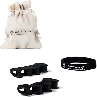 Separador de Dedos de Los Pies - Earthing -Restore feet - Corrector de Juanetes de Silicona para Hallux Valgus - Universal - Hombres y Mujeres - Adecuado para Todos los Pies