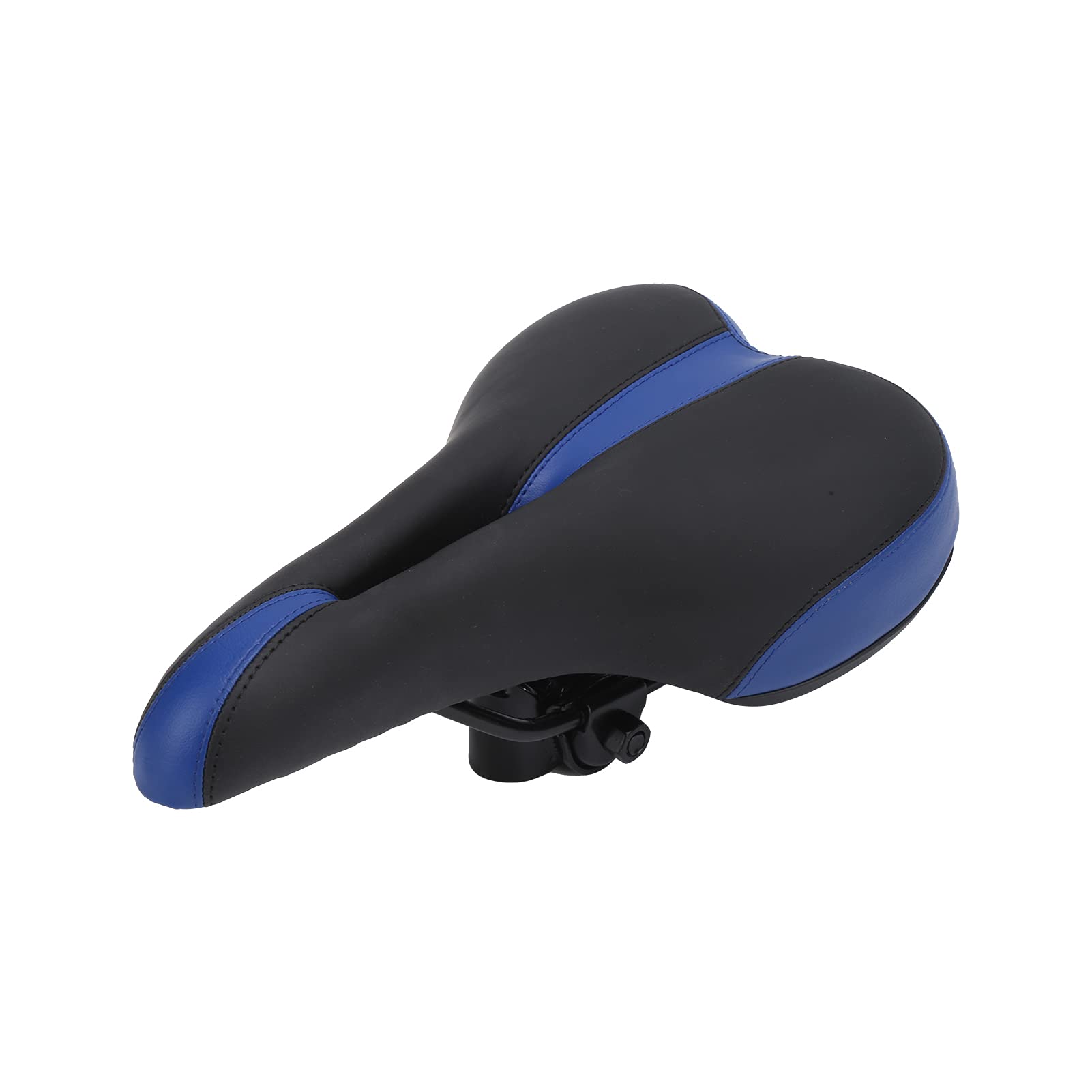 Selle De Vélo Alomejor – Cuir PU, Coque Plastique Haute élasticité, Absorbant Les Chocs, Design Poignée Arrière – Montage Facile, Imperméable