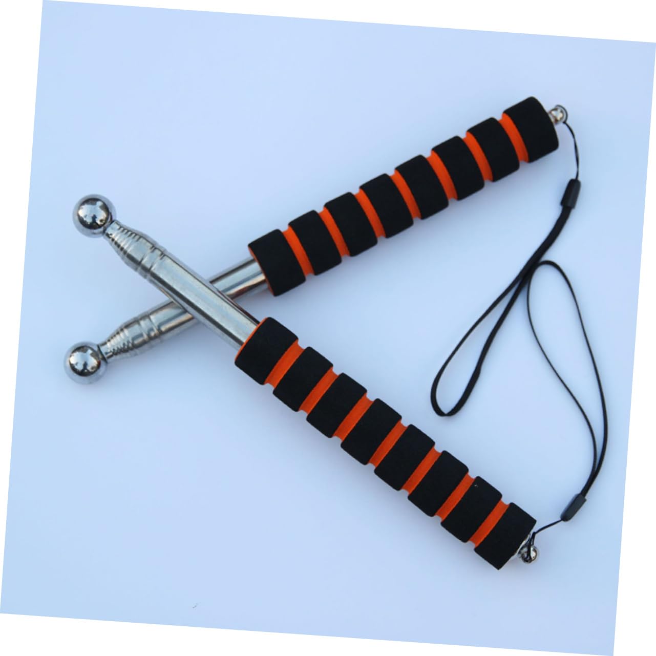 QUMIIRITY 1.3m Telescopic Rod Detection Hammer for Home Inspection Sound Detection Hammer Lanyard