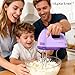 LILPARTNER Hand Mixer Electric, Ultra Power Kitchen Hand Mixer With 7-Speed & 5 Stainless Steel Accessories for Whipping Dough, Cream, Cake, Dishwasher Safe, Purple