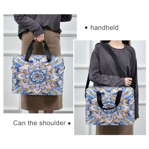 Funda porta laptop 15.6" bolso con asa y correa cruzada miniatura 2