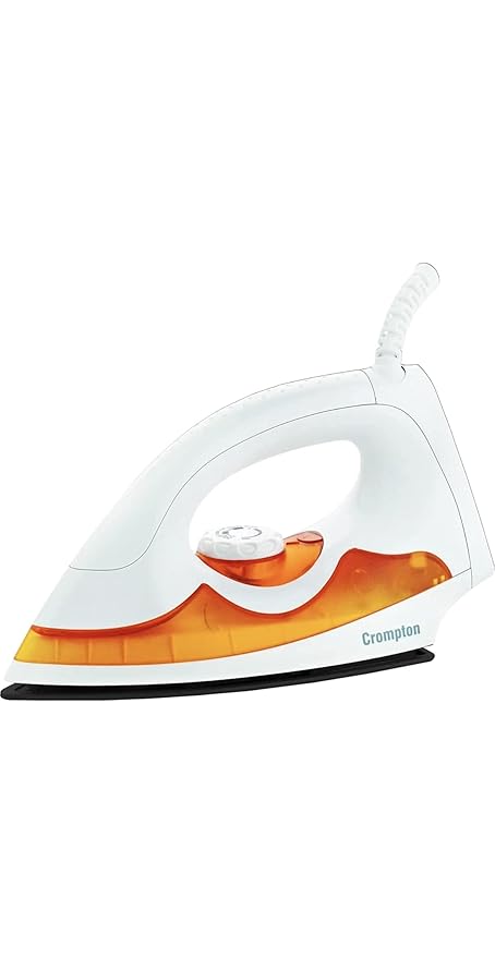 Crompton CG-PD Plus 1000 W Dry Iron (White, Orange)