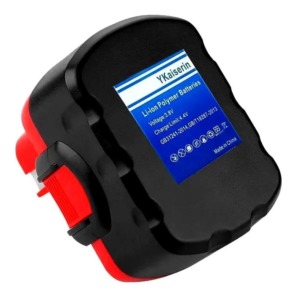 Zapasowa bateria do elektronarzędzi 13000 mAh BAT038 kompatybilna z Bosch BAT038 BAT140 BAT040 BAT041 BAT159 2607335275 26073355334 2607335711 2607335711 073355 465 polimer litowo-jonowy o dużej