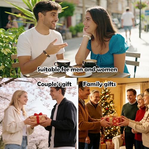 Pulsera de cruz trenzada ajustable para parejas miniatura 5