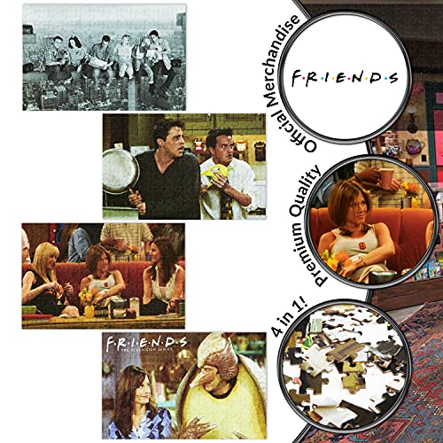 Friends Puzzle 1000 Teile, Puzzle Erwachsene und Teenager, Friends Merchandise, Puzzle Box 1000 Teile oder 4 x 250… – Bild 3
