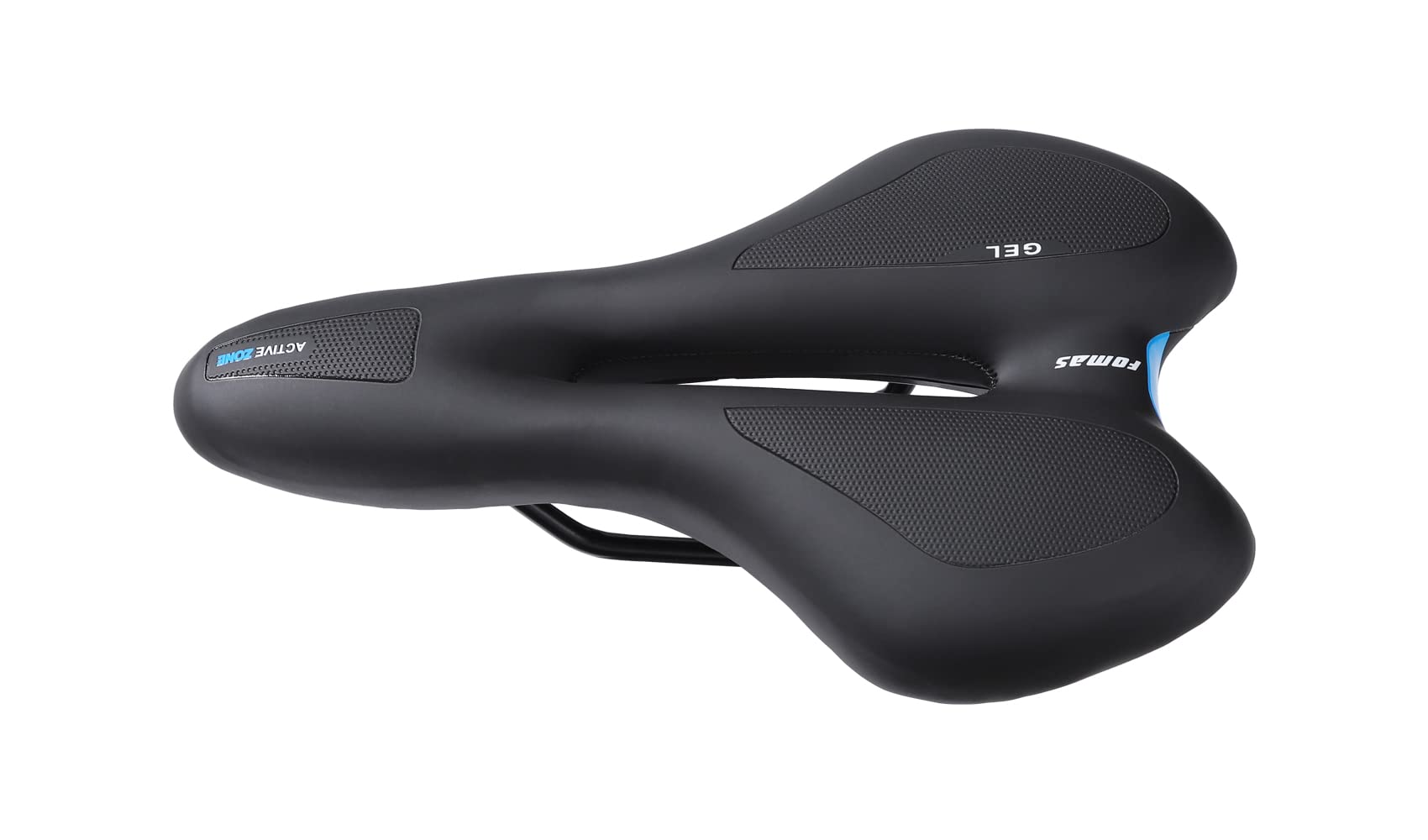 Black Mountain Bike Seat,Adult Gel Bike Seat Universal,Ideal Bike Seat Replacement for Mountain Bike,Road Bike,Hybrid,Touring,BMX,Comfort Bike Seat for Youth