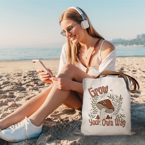 Canvas-Tote-Bag-Aesthetic-for-Women-Cute-Tote-Bag-with-Zipper-Pocket-Heavy-Duty-Reusable-Shopping-Bags-for-Grocery