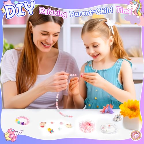 Mädchen Schmuck joyas para niñas con cuentas DIY infantiles creativas 4