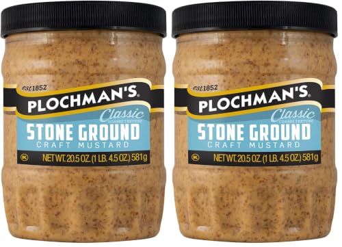 Plochman's Premium Mustard, Stone Ground, 20.5 Ounce (Pack of 2) image 5