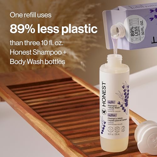 The Honest Company Shampoo Body Wash Refill Carton, Lavender Calm, 32 fl oz - image 8