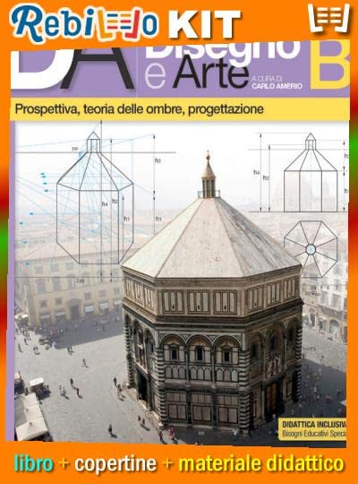 DA DISEGNO E ARTE B - Libro scolastico Kit scolastico con copertine Rebillo