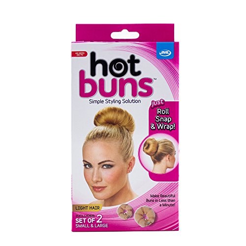 JML Hot Broodjes: de hele dag haar omhoog eenvoudige styling Donut Bun ringen (licht haar)