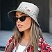 GTEVUTS Cute White Wildflowers Bucket Hat for Women Men Fishing Cap Fashion Summer Hat Lightweight Travel Outdoor Holiday Cap