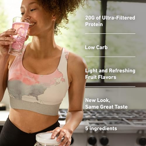 isopure clear whey isolate protein powder lactose free gluten free naturally flavored watermelon lime 20g protein per serving 141 oz 16 servings packaging may vary