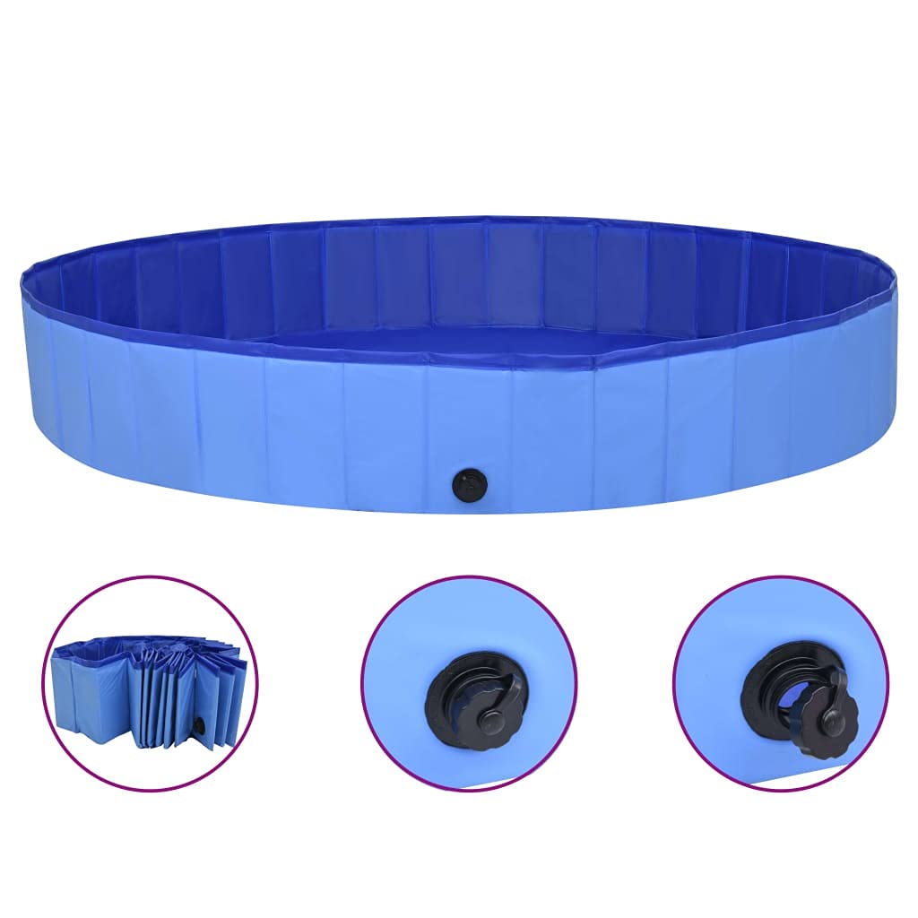 Genérico Piscina para Perros Plegable PVC Azul 200x30 cm,Productos para Mascotas,Productos para Mascotas,Productos para Perros,92602