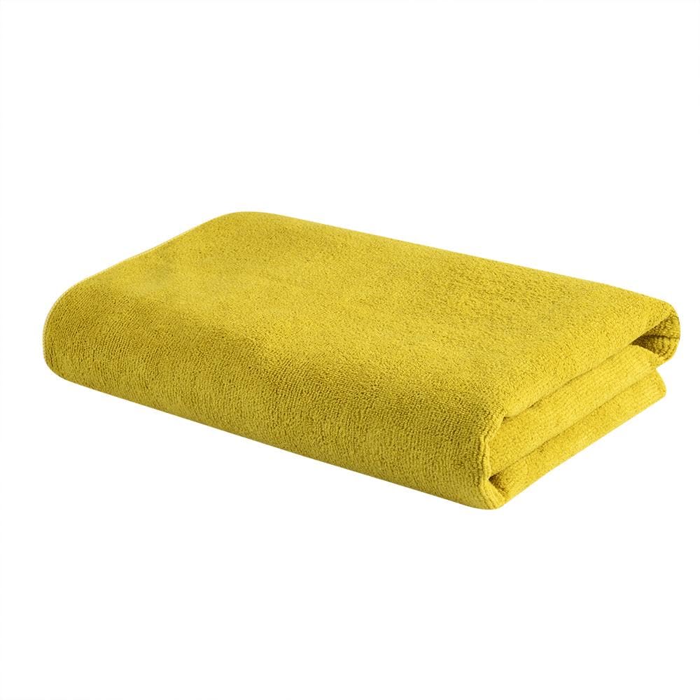 Wakefit Microfiber Towel | 350 GSM | Bath Towel, Microfiber Towels for Bath, Towel for Women, Towels for Bath Men, Gym Towel for Men Workout, Hand Towels 60x120 cm (Lemon-Lime, Set of 1)