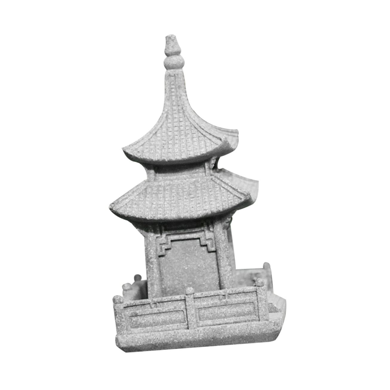 Accessoire de bonsaï à faire soi-même : lot de 3 pagodes miniatures zen - 8