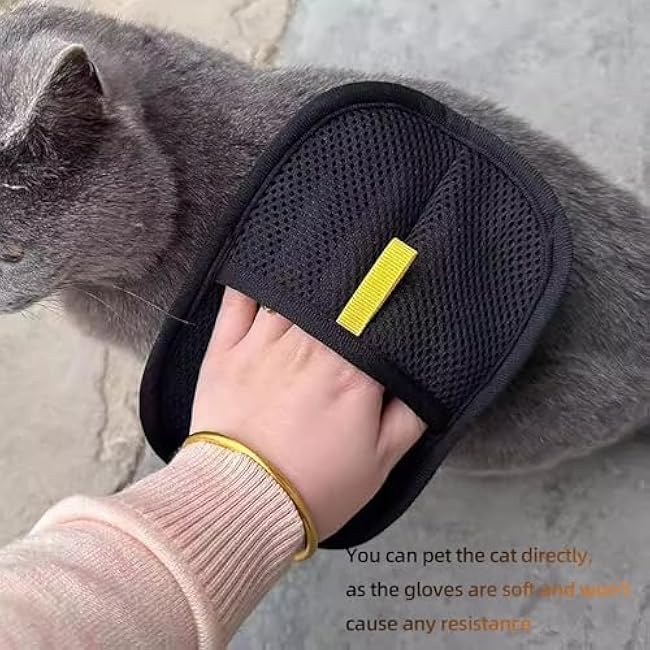 ¡¾2 Pack¡¿ Pet Hair Remover Glove for Cats & Dogs, Electrostatic Pet Hair Removal Gloves, Reusable Pet Hair Remover Tool for Furniture, Couch, Carpet, Car Seat, Curtains & Clothing (2)-ToNLBu6x