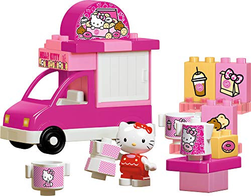 BIG - Bloxx Hello Kitty Chariot à Glace – Jeu de 26 pièces Comprenant 1 Figurine Hello Kitty...