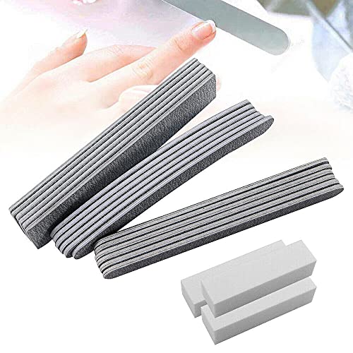 Paddsun 21 Teiliges Set Mit Feilen Buffer Nagelfeilen Sandpapier Musterset