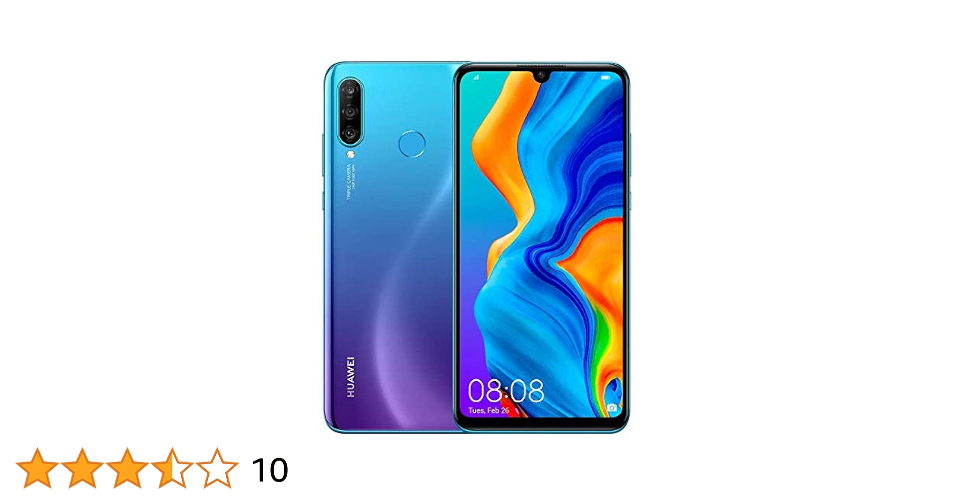HUAWEI P30 lite ■4GB/128GB/HWV33 Unlocked Huawei P30 Lite Android Dual Sim 4GB RAM 128GB