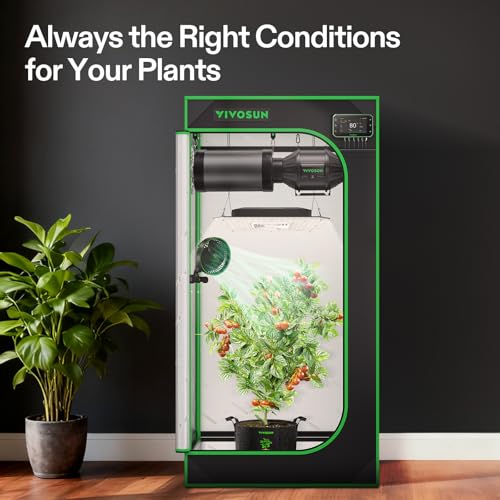 VIVOSUN Smart Pro Grow Tent Kit 4×4 Complete Smart Grow System WiFi-Integrated Automatic Control GrowHub E42A+, 2-in-1 Tunable Spectrum LED Grow Light 400W, 360° Ventilation Control System by VIVOSUN - Image 9