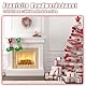 Tyafzzn 2Pcs Weihnachtsstrümpfe, Personalized Christmas Stockings, Nikolausstiefel zum Befüllen, für Weihnachtsbaum, Kamin, Familie Ornamente