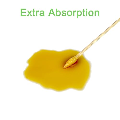 Miniatura 8 de Hisopos de algodón de 6 pulgadas de largo con puntas dobles, 200 piezas (200 piezas - puntas de doble punta)