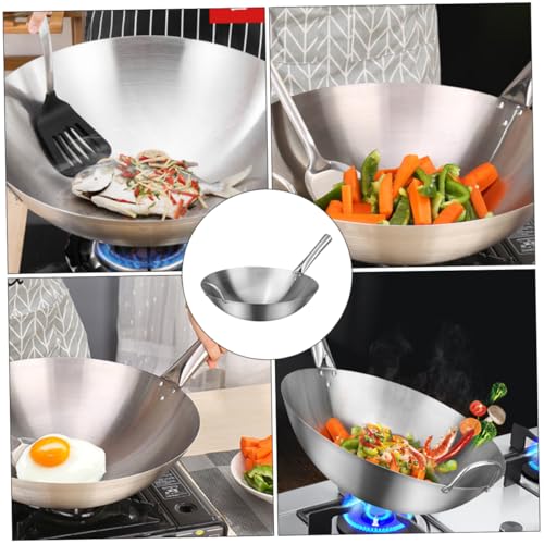 Wok para Cocina Mikinona Acero Inoxidable Plateado miniatura 5