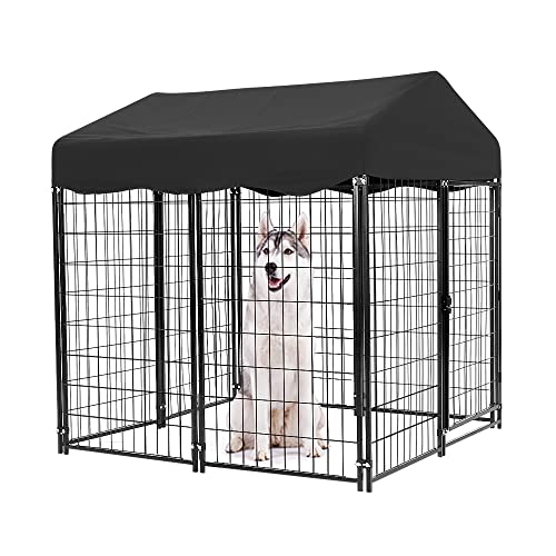 The Best Dog Crate With Cover 13 PawGiant Dog Kennel Outdoor Dog House with Roof Outside Dog ...