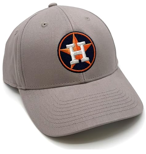 Gorra Oficial Houston Gray MVP Clásica Ajustable miniatura 1
