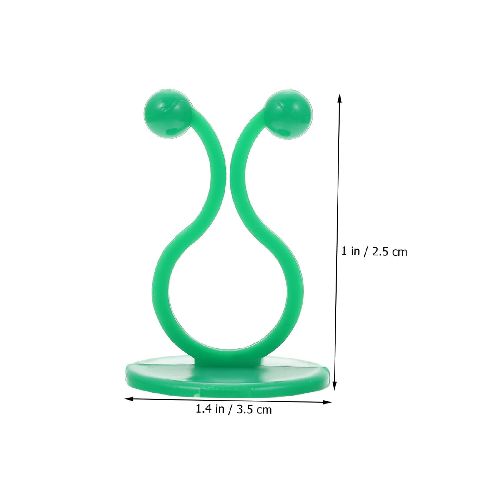 Sosoport 5 Sätze Kletterclip Für Pflanzen Hängender Pflanzer Hängende Künstliche Pflanzen Steht Tomatenpflanzenklammern Klebriger Rebenstützhaken Wand Gartenclips Green Abs 50 Stück * 5