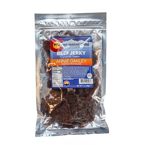 Image of Centennial Cuts Beef Jerky - Annie Oakley Sweet & Spicy - High Protein - 7 oz Snack