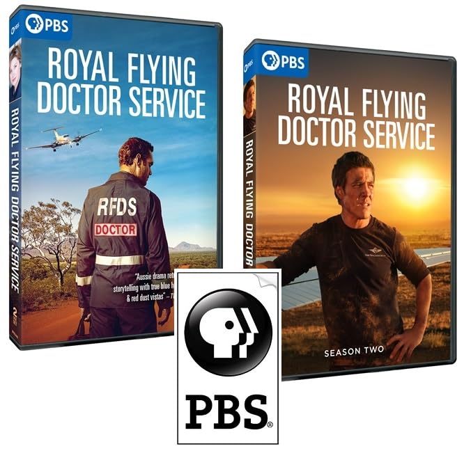 Royal Flying Doctor Service, Complete Seasons 1 & 2 (4 DVDs) + Exclusive PBS Sticker