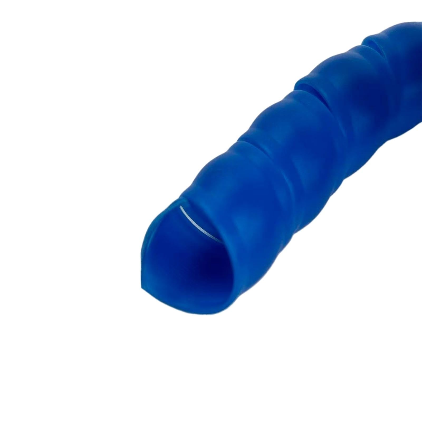 Proteggi cavo flessibile for linea olio con avvolgimento a spirale 3 metri(Blue,ID 28mm)