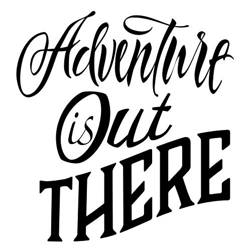 Creative Concepts Ideas Adventure is Out There CCI Decal Vinyl Sticker|Cars Trucks Vans Walls Laptop|Black|5.5 x 5.25 in|CCI2300