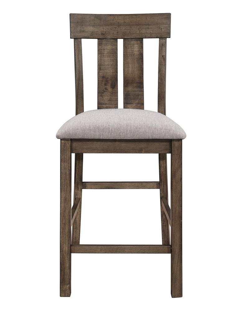 Crown Mark Quincy 2 Wood Counter Height Chairs