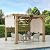 Sunjoy Cedar Pergola 10 x 11 ft. Wooden Hot Tub Pergola with Adjustable Canopy and Privacy Screen by SummerCove
