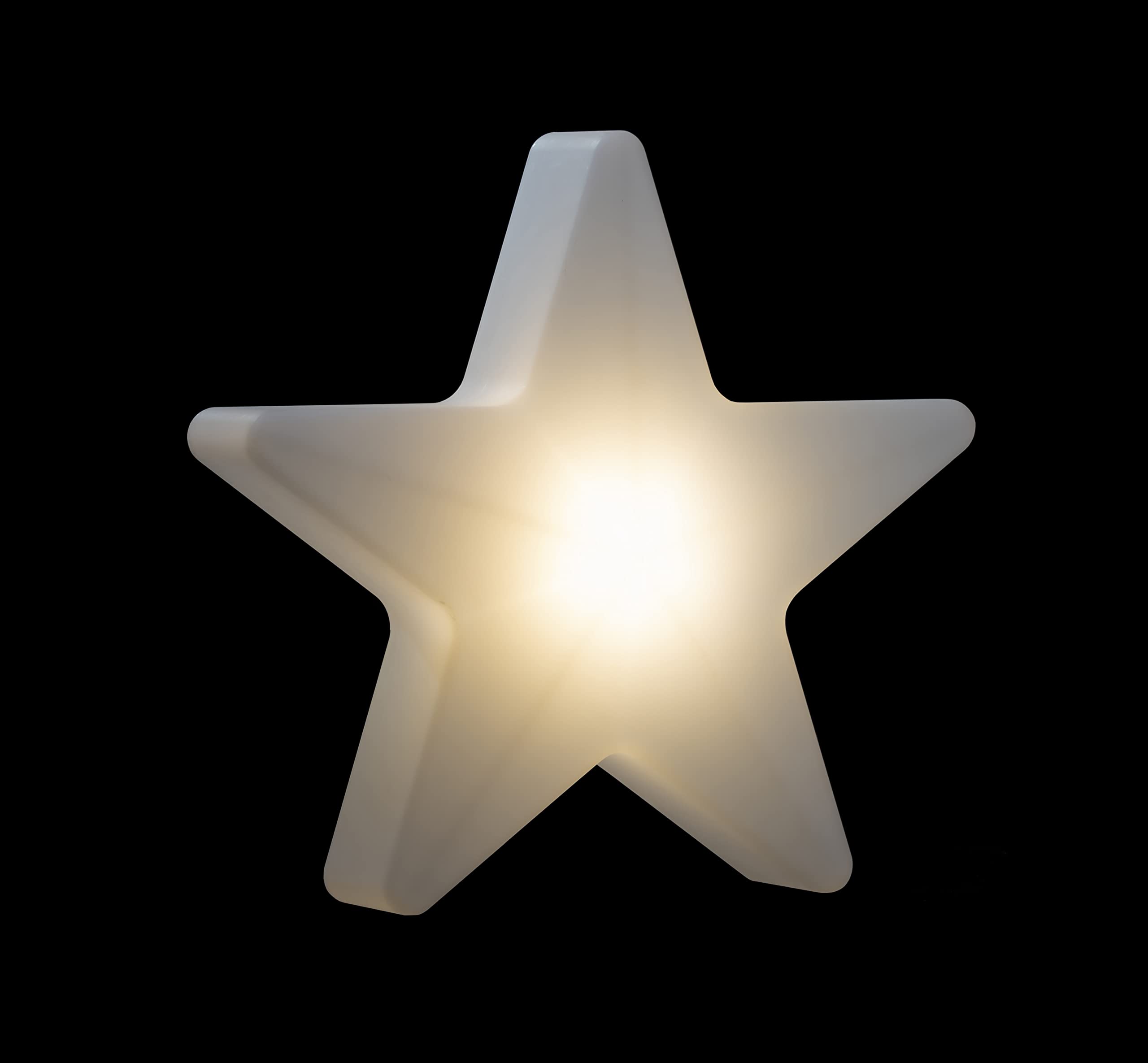 3D LED Stern Weihnachtsstern 60 cm wei mit Farbwechsel Fernbedienung  dimmbar Leuchtstern Deko fr innen und auen wetterfest Indoor Outdoor : ...