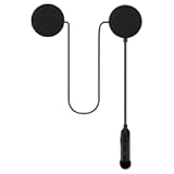 Motorcycle Helmet Bluetooth Headset,Outdoor Headset,Waterproof Sports Headset,Speakers Hands Free,Music Call Control,Automatic answering,60 Hours Playing time High Sound System