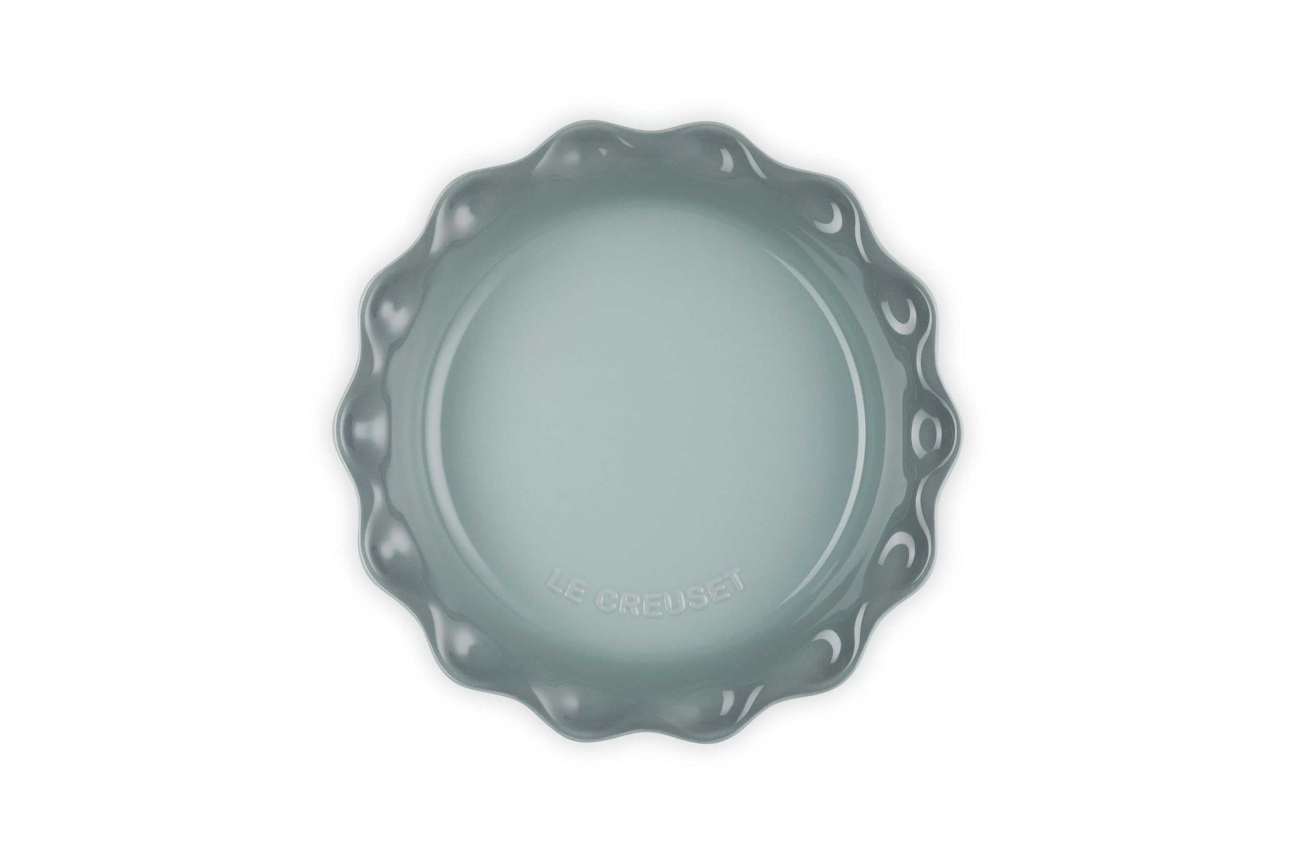 Le Creuset Plato para tartas de gres, 9 pulgadas, sal marina
