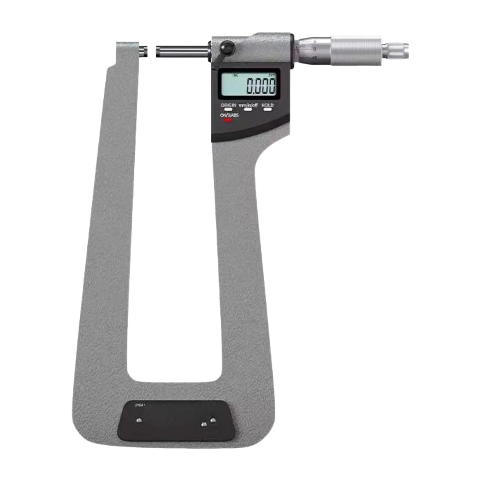 Digitales Bügelmessschraube mit tiefem Bügel, 0-25 mm, Spitze Messflächen(Digital Deep-Throat Frame 0-25x300mm)