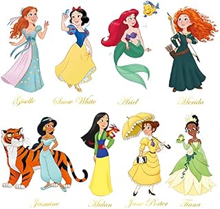 decalmile Princess Wall Stickers Girls Wall Decals Baby Nursery Kids Bedroom Wall Decor