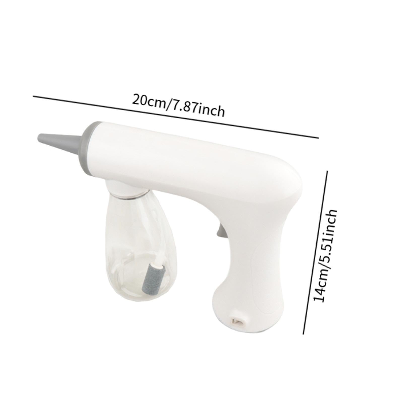 Haarstyling Schaummaschine Elektrischer Blasenspender Perming Schaumspender Schaumerzeuger Friseur Styling Werkzeug USB Ladung für Haarpflege Heimanwe, Weiß