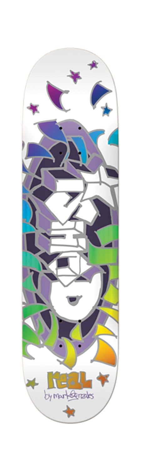 Real Skateboards Ishod WAIR Gonz Oval Perty Edition Skateboard Deck - 8.06