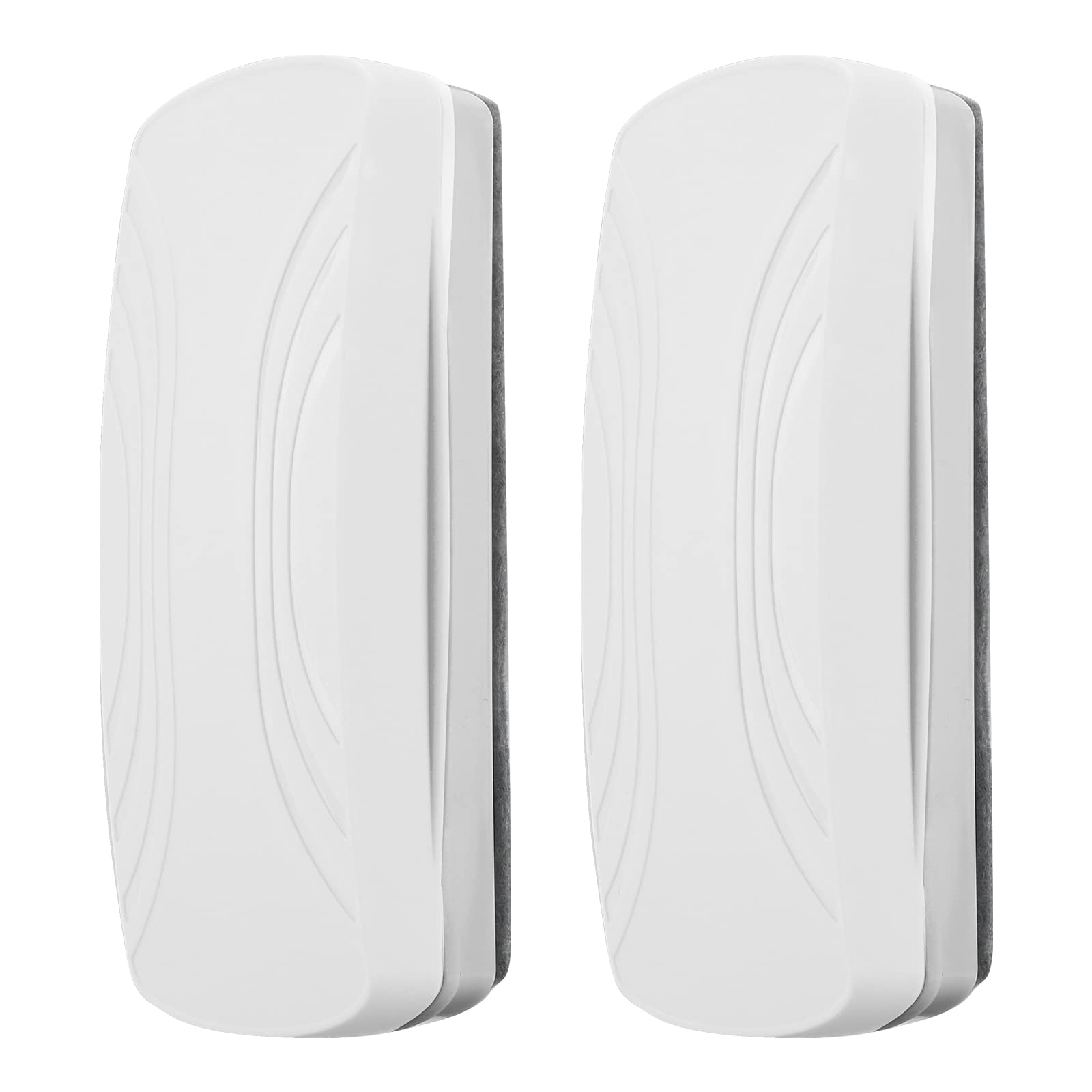 DdaowanxWhiteboard Eraser, Magnetic Dry Erase Eraser, Glass Board Eraser,School and Office Supplies (4 Pack/White)